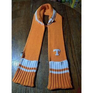 Adidas University TN Volunteers Orange White  Collar Scarf Wrap w Hand Pockets